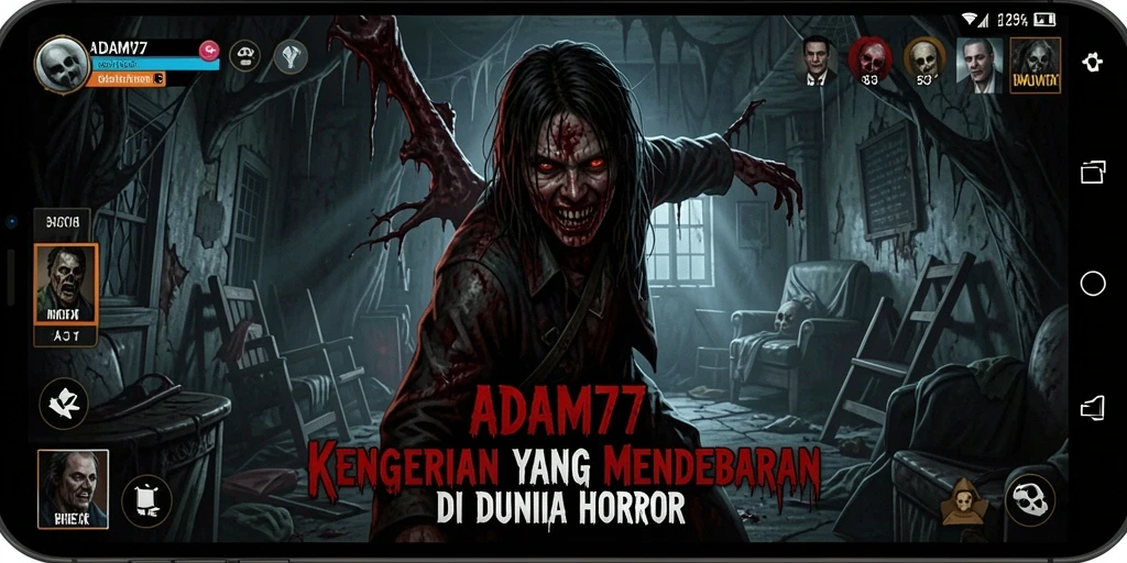 Screenshot gameplay <strong>ADAM77</strong> menampilkan suasana mencekam dan menegangkan.