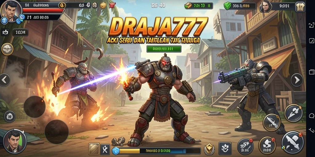 Tampilan gameplay seru di DRAJA777 dengan aksi mendebarkan.