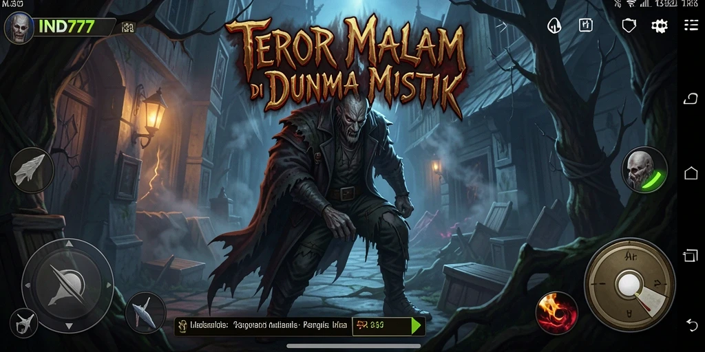 Gameplay menakutkan yang penuh dengan ketegangan dan kengerian.